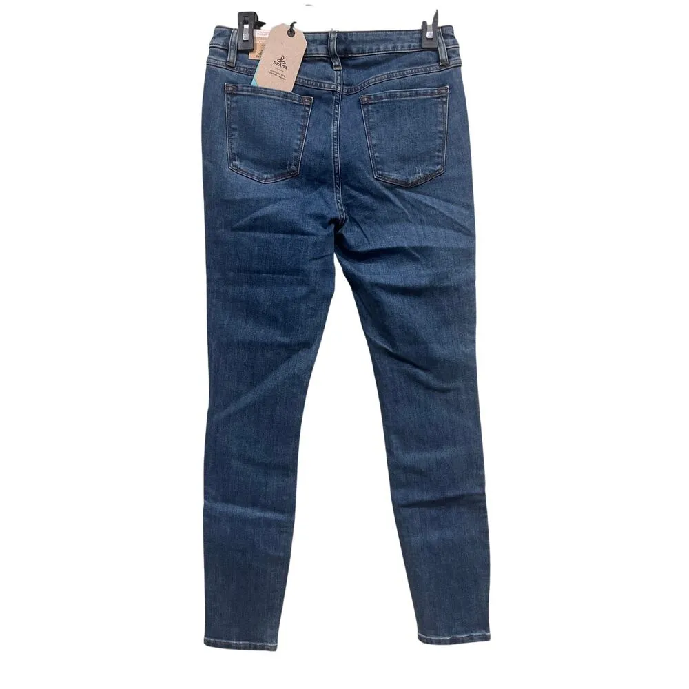 PrAna Denim Jeans Skinny Fit Stretch Organic Cotton blend Distressed Women’s 6 - Image 4