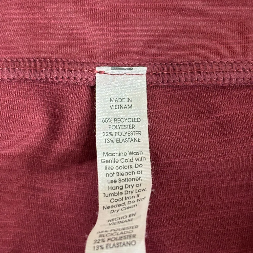 Manduka essential Burgundy Leggings size Extra Large 27” - Image 3