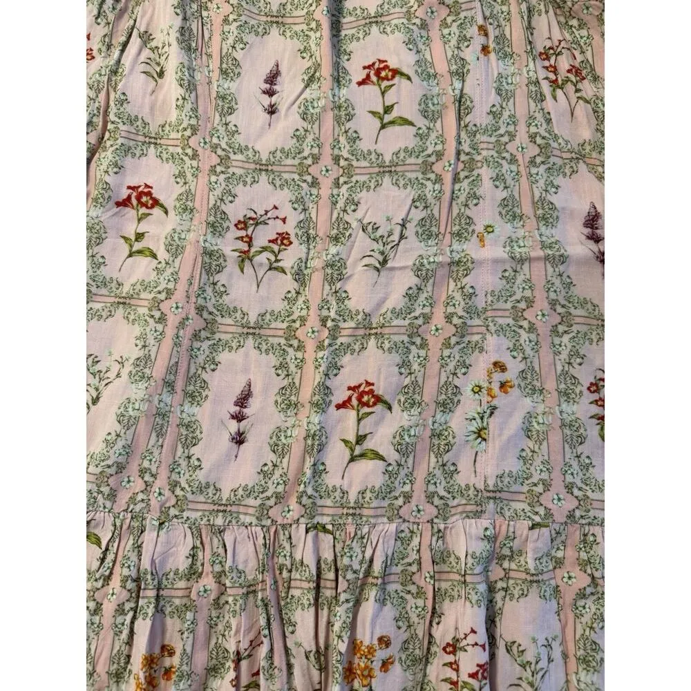 Aguabendita x Target Dress Floral Tank Top Pink Size L - Image 2