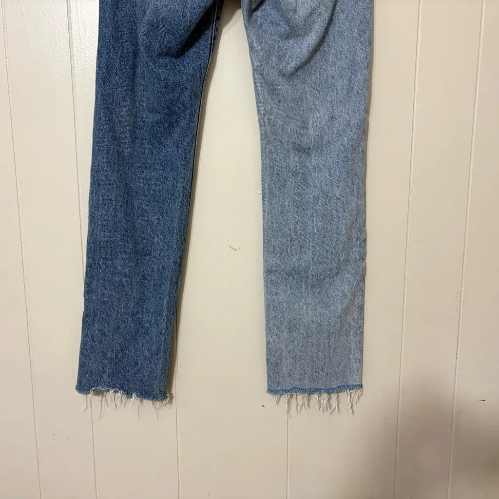 Levi’s 501 Two-Tone Women’s Jeans Size 24 100% Cotton Straight Leg Distressed - Image 9