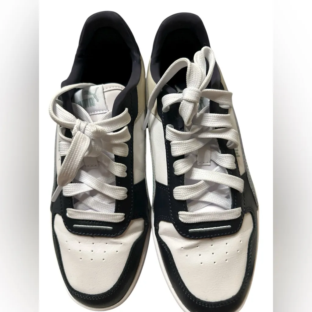 Puma Carina Street White Modern Mint Platform Sneakers Size 7 - Image 4