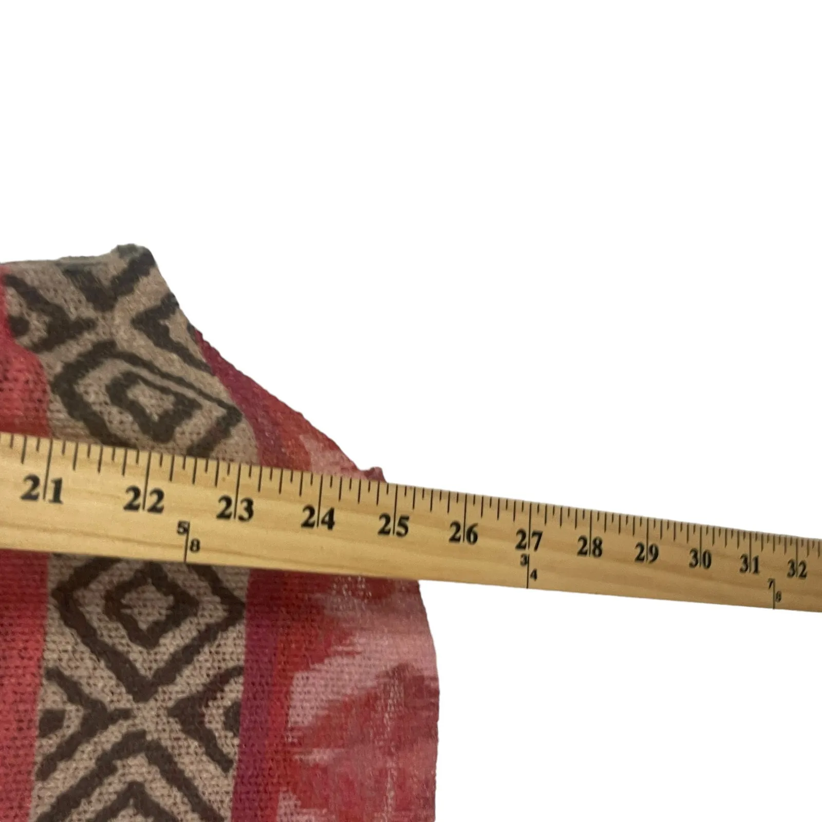 Pollux Boutique‎ Women's Size Large Open Knit Boho Western Top Tan - Image 9