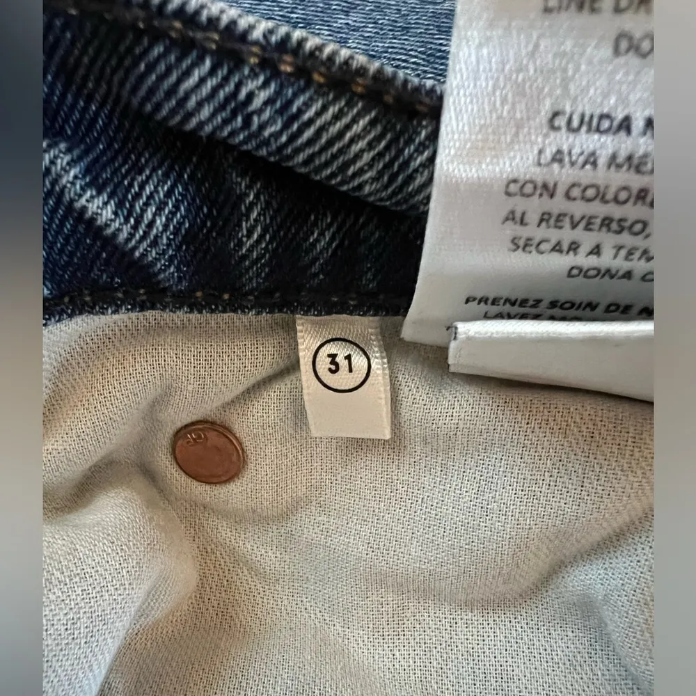 GRLFRND Courtney Low Rise Loose Boot Jeans Blue Denim High Bridge NWT Size 31 - Image 6