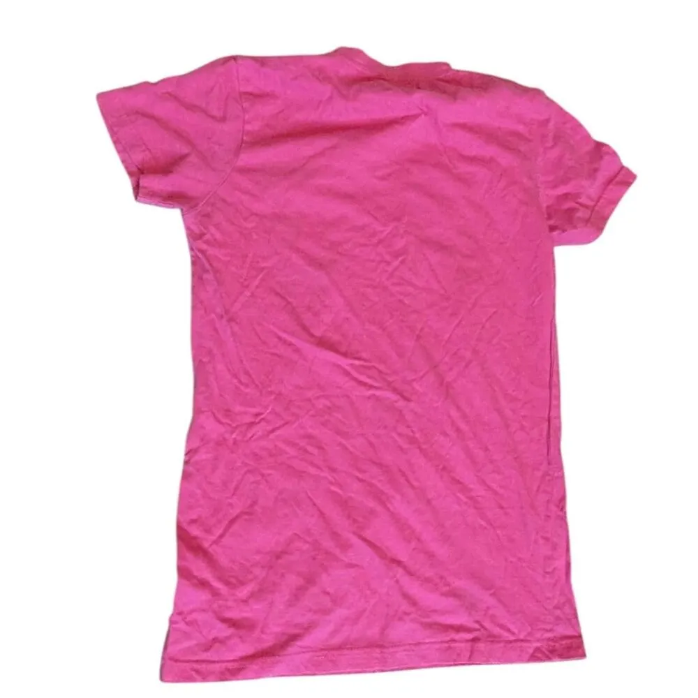 Rare Selena Gomez Tour Tee Who Says You're Not Perfect 2011 Pink Shirt - Image 6