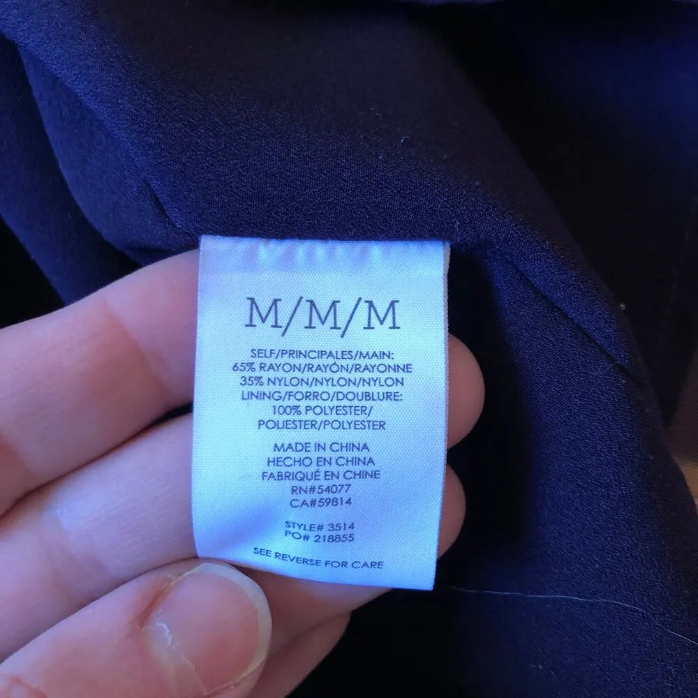 Cabi EUC Women's Radiant Beauty Sleeveless Burnout Velvet Mini Dress M - Image 11