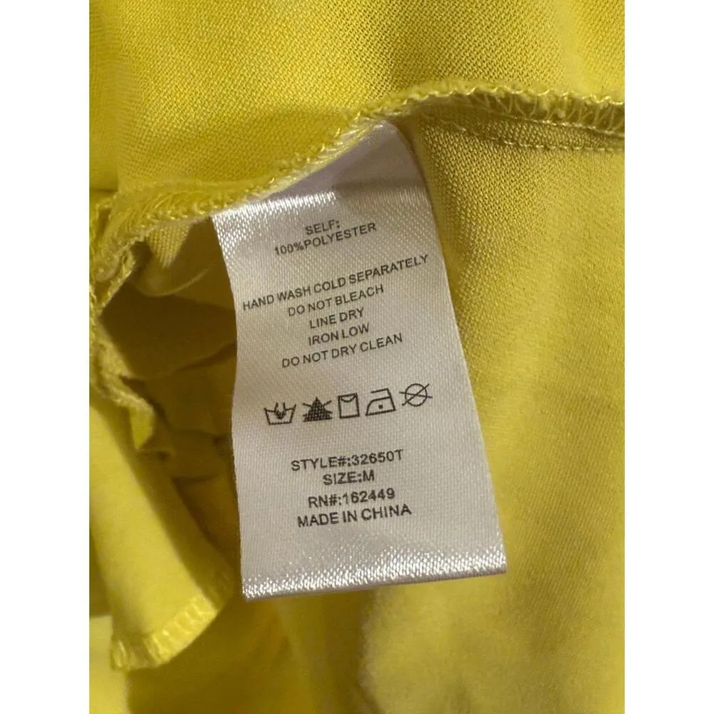 Milk and Honey yellow tank top, size Medium - Image 4