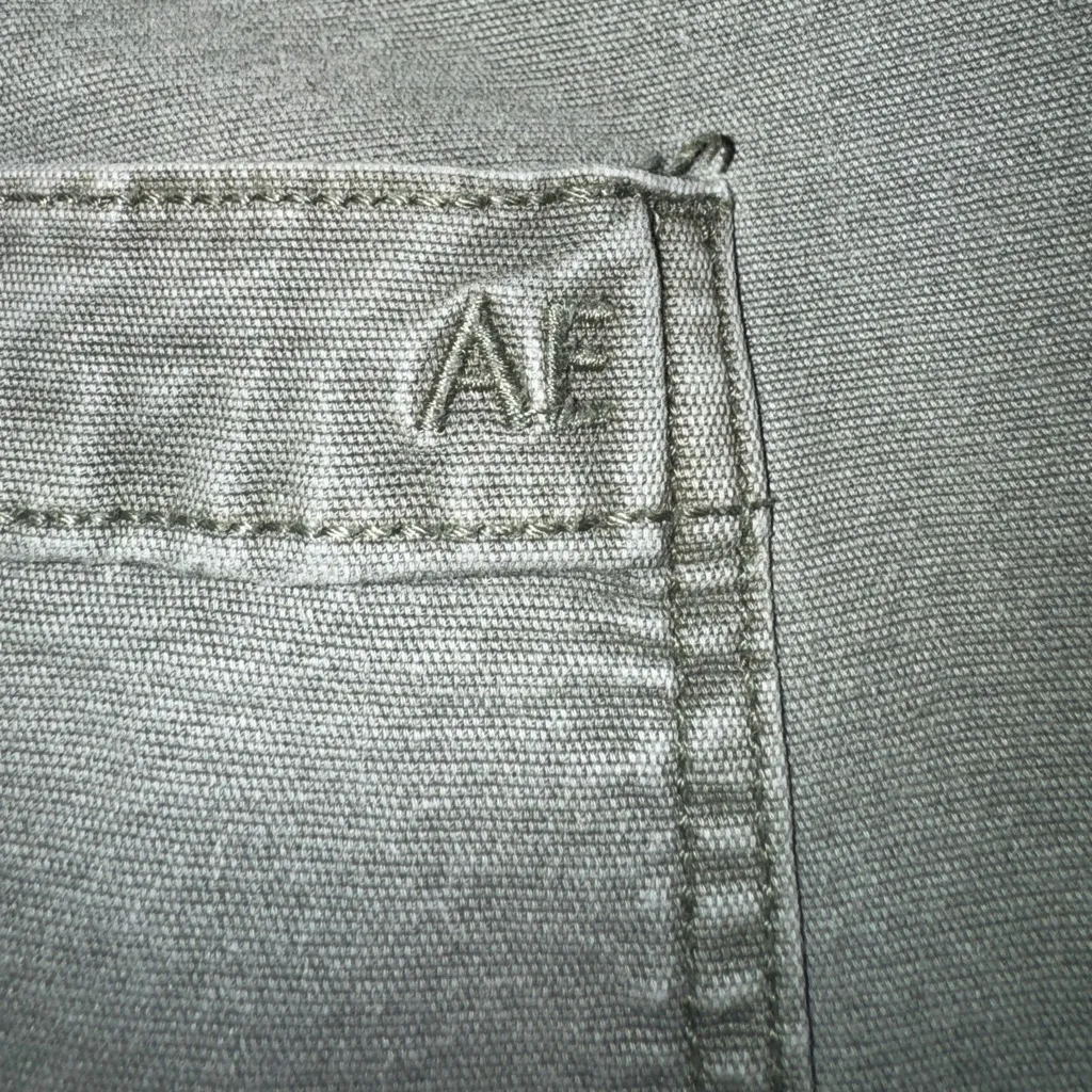 American Eagle Cargo Pants Green Olive Womens Size 16R Baggy Punk Grunge Stretch - Image 9