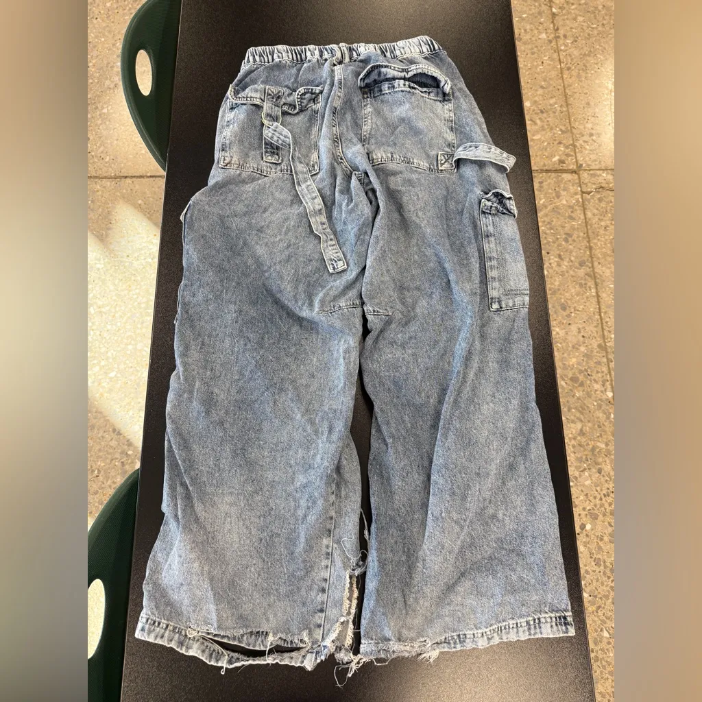 BDG Strappy Balloon Cargo Jean 90s/Y2K Grunge Punk Skater Wide Leg Sz 27 - Image 13