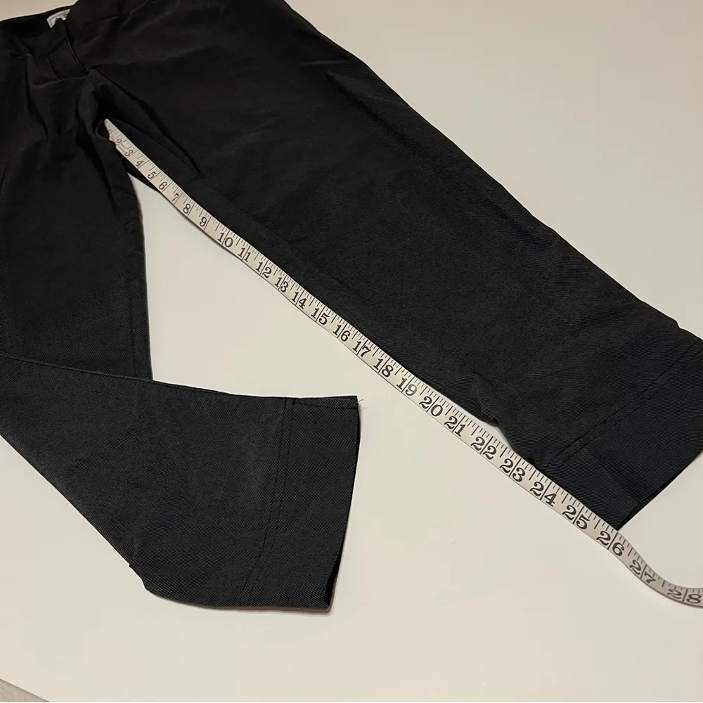 Adidas Pants Womens charcoal Gray Chino Lightweight Casual Zip Pocket, sz 6 - Image 6