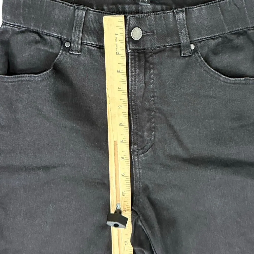 Universal Standard Riviera Classic Black High Rise Stretch Skinny Jeans size 10 - Image 3