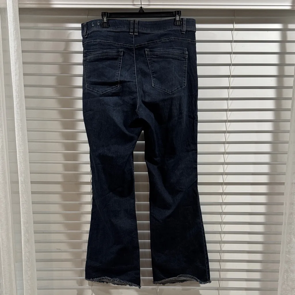 Democracy Dark Blue Flare Jeans - Image 2
