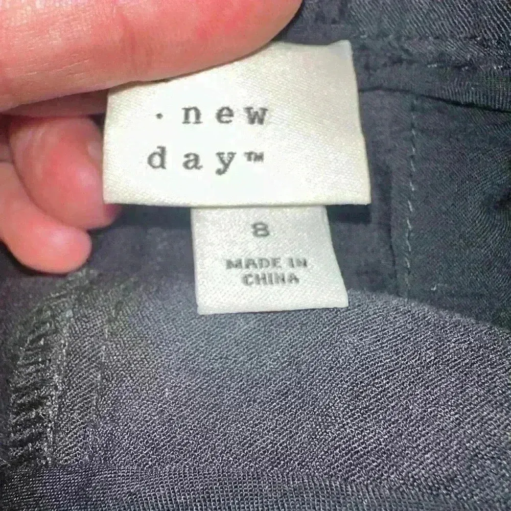 NWOT Women’s A New Day Wide Leg Gauze Dress Pants Black. Side Pockets. Size: 8. - Image 7