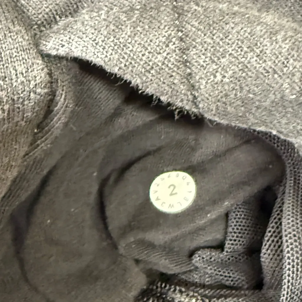 Lululemon‎ Women's Forever Warm Quilted Quarter Zip Pullover Sweatshirt Size 2 - Image 3