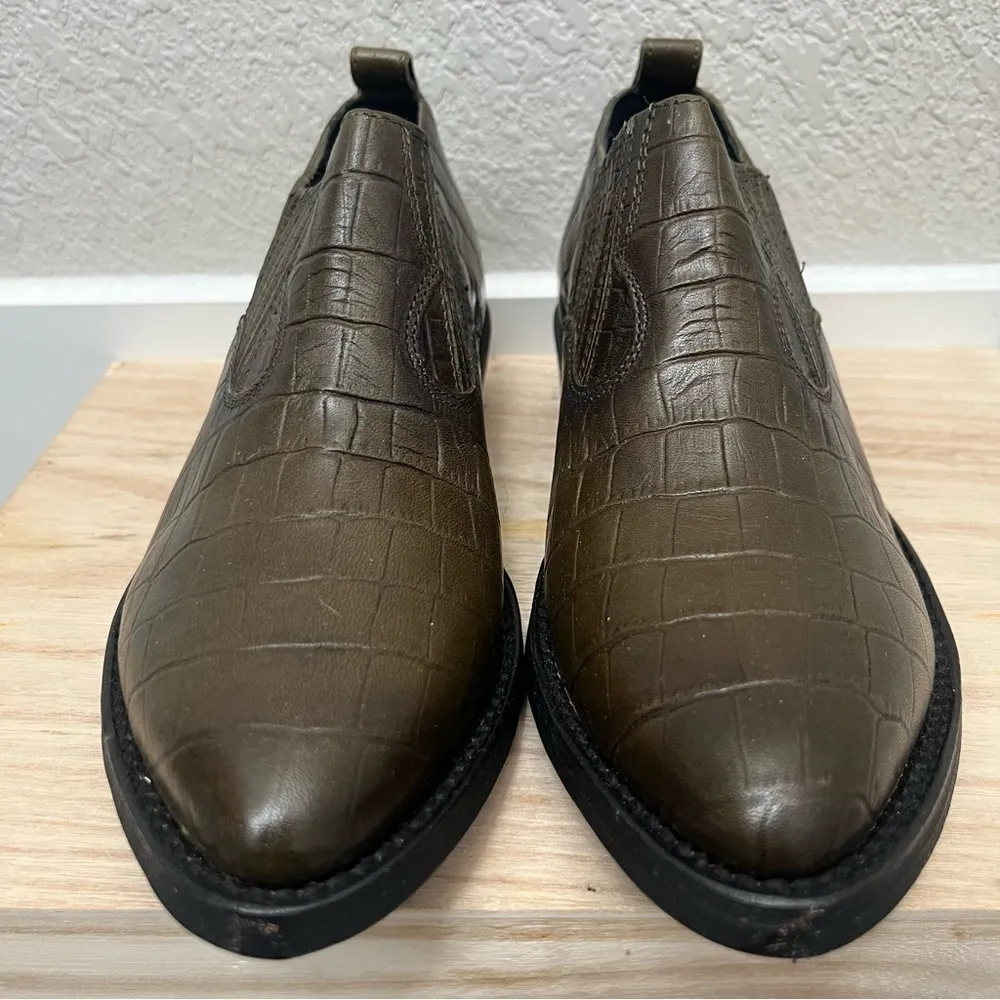 Frye Billy Shootie Rosemary Green Western Ankle Boots 7 - Image 6