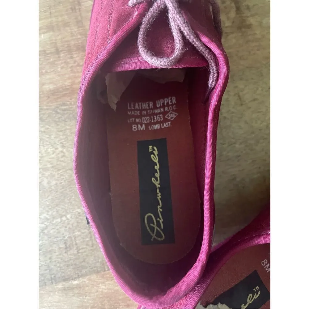 Vintage Pinwheels Sneakers raspberry genuine suede Purple Size 8 - Image 3