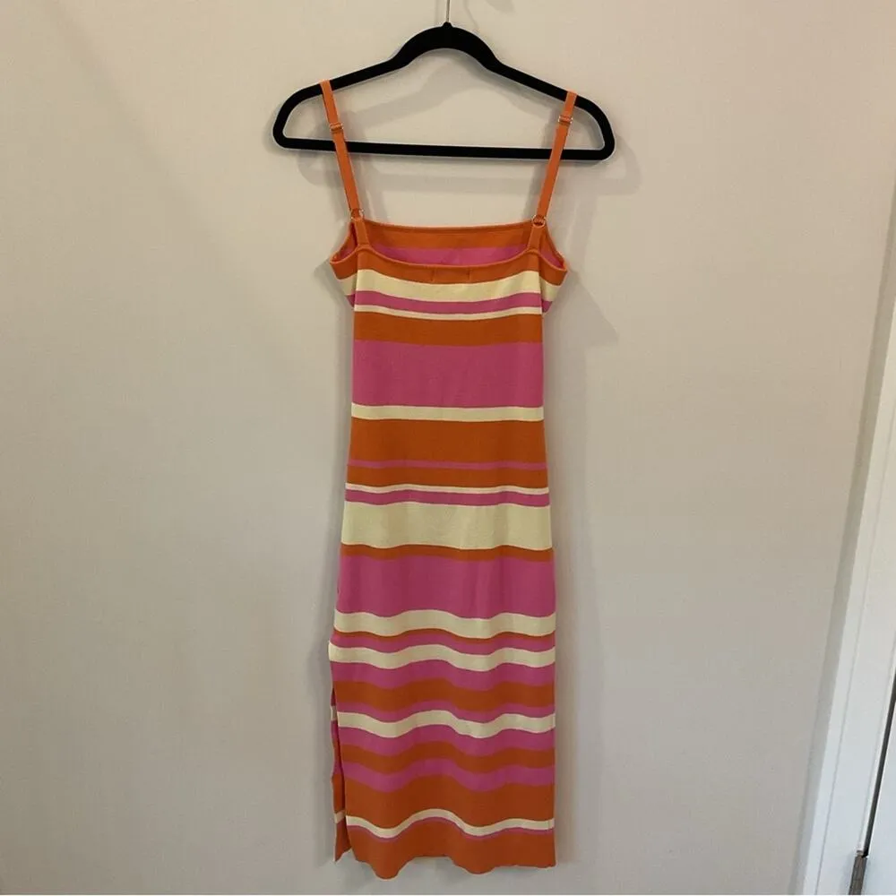 Mable Orange Pink Striped Cut - Image 6