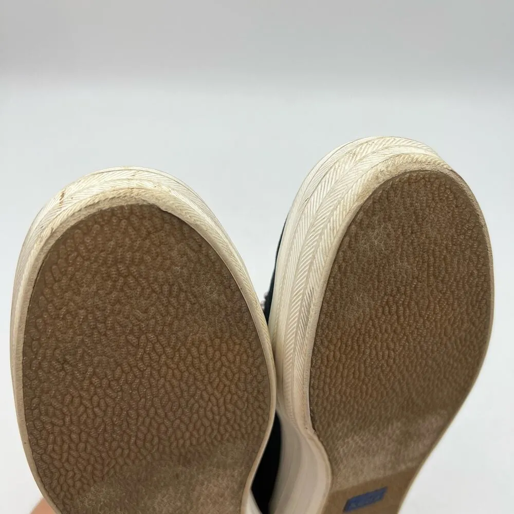 Keds x Rifle Paper Co. Floral Slip-On Platform Sneakers Beaded Black - Image 8