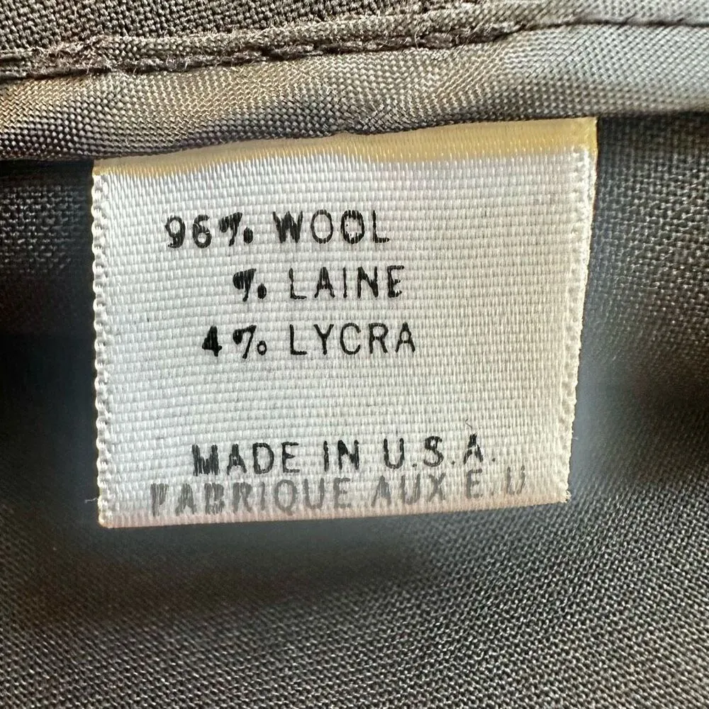 Theory black wool pencil skirt - Image 5