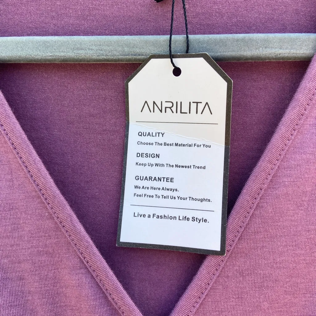 Anrilita purple Wrap Dress - Image 2