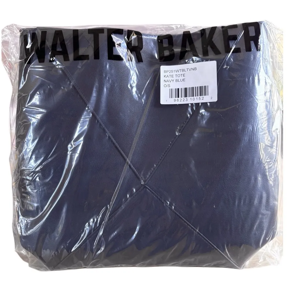 NWT WALTER BAKER Kate Tote - Navy Blue - Image 5