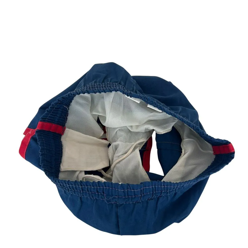 Vintage Intermediate Swimmer Lifeguard Swim Trunks Shorts Sz XS/S Blue - Image 3