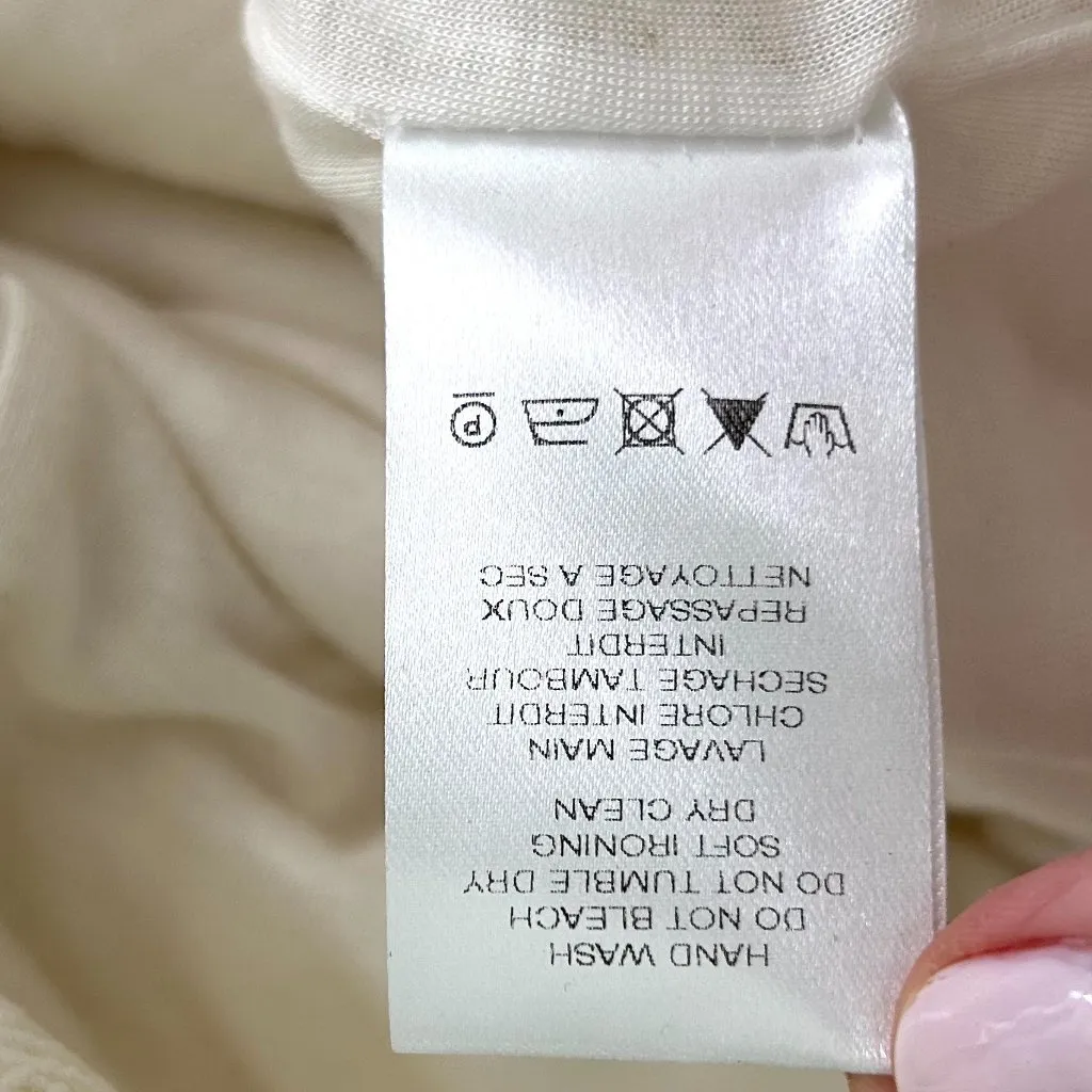 IRO Floa Lace Dress in Ecru Ivory Size 6 IT 40 - Image 10