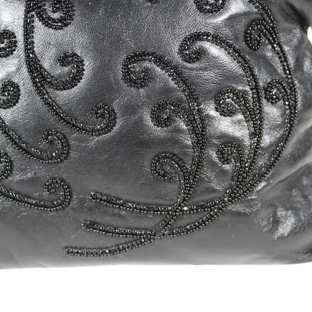 Rare Vintage Walborg Belgium Black Beaded Evening Bag Art Deco - Image 15