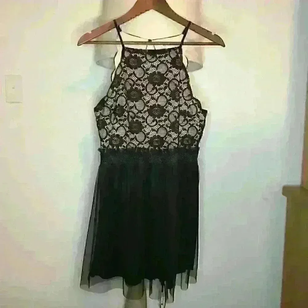 Speechless black lace cocktail‎ dress Sz Medium - Image 4