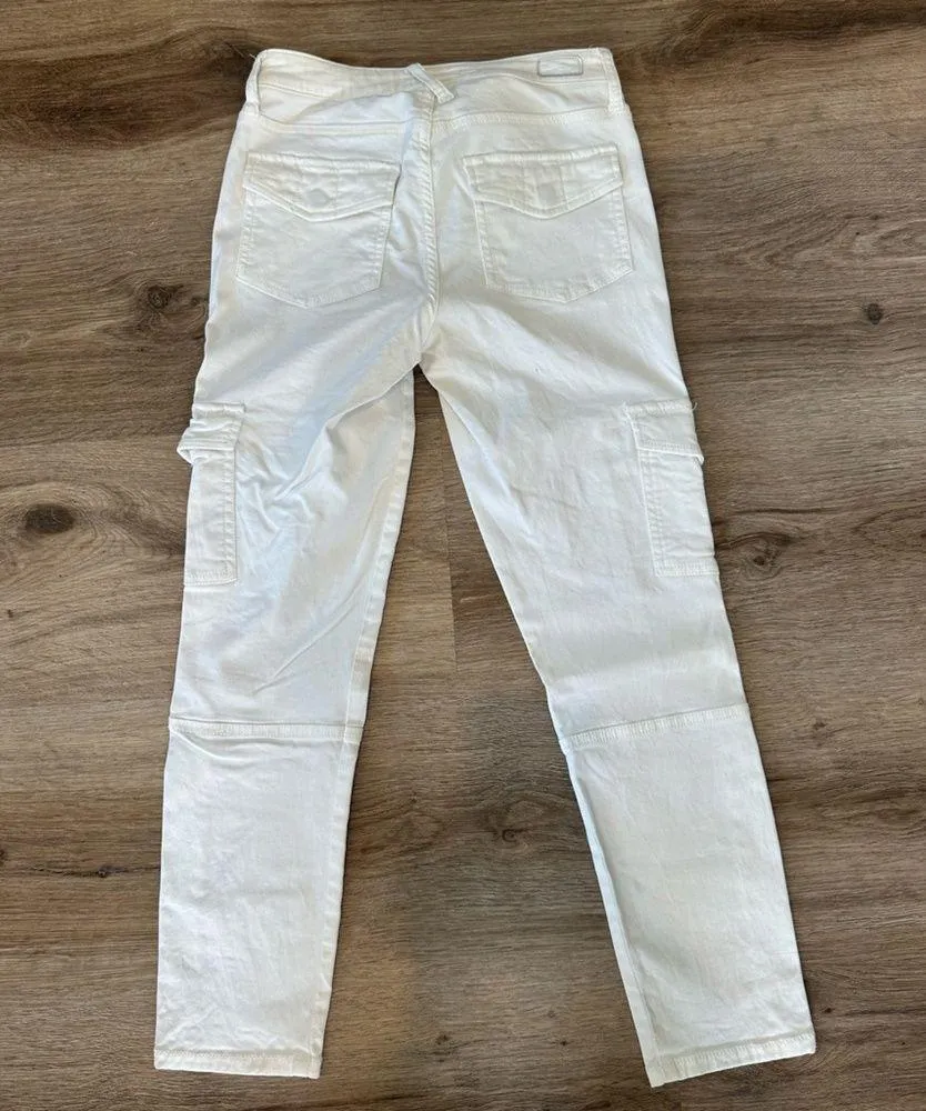 Joie Jeans Okana Cargo Pant Porcelain White Size - Image 7
