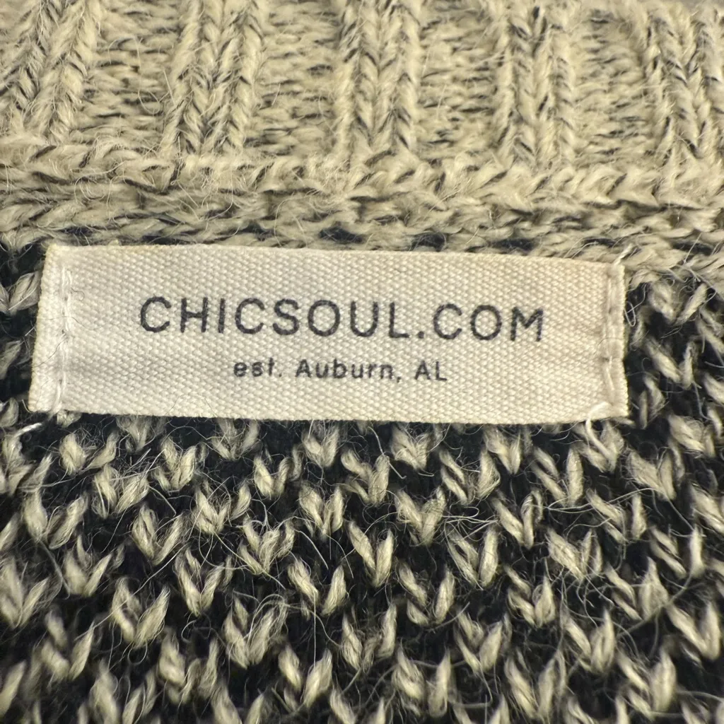 Chic Soul Fuzzy by the Fire Aztec Desert Fall Halloween Knit Cardigan - size 1X - Image 6