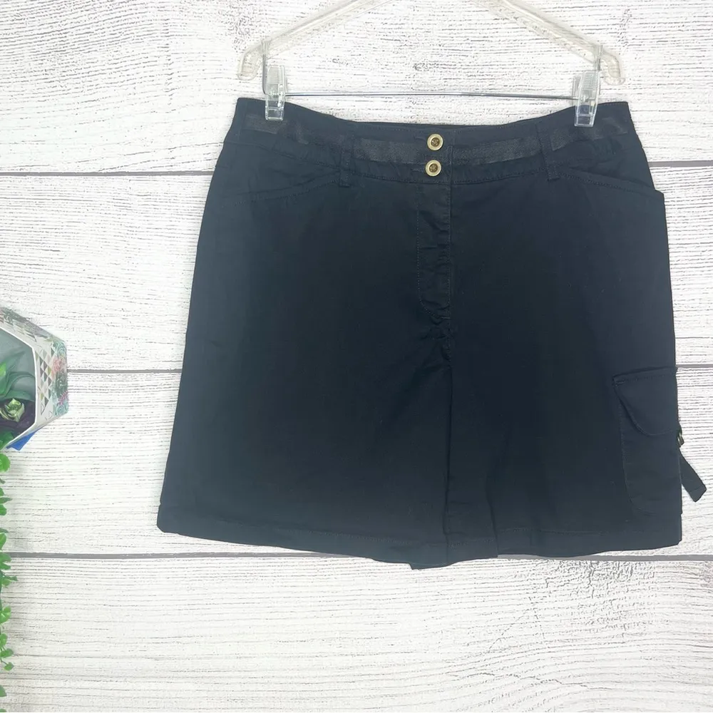 Westbound Petites Black Casual High Waist Shorts Women’s Size 12P - Image 8