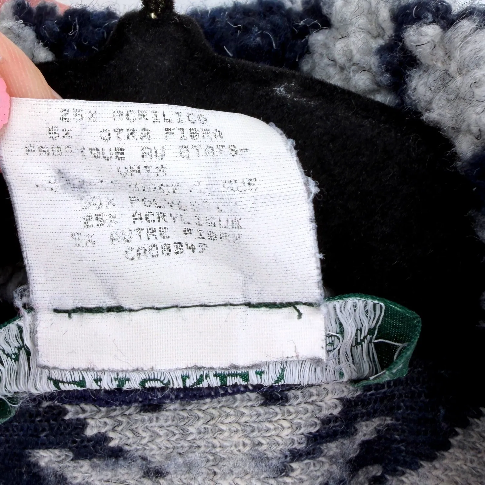 Vtg Lauren Ralph Lauren Navajo Aztec Fleece Jacket Womens Small Petite Southwest - Image 10