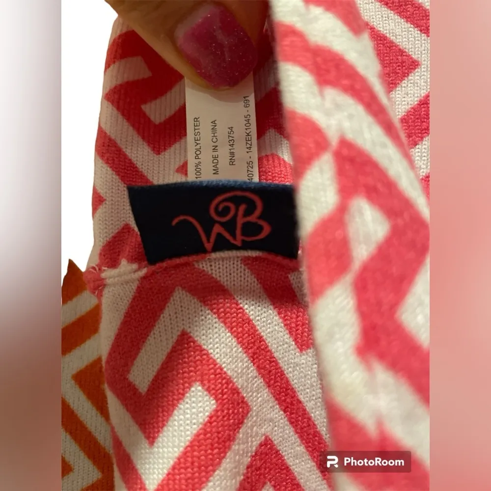 Set Of 2 WB Infinity Scarves OS Orange - Image 3