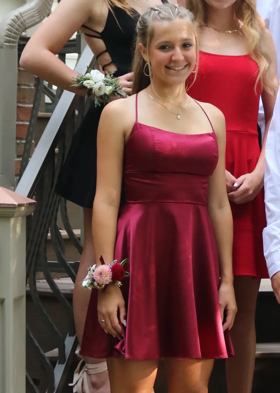 Windsor Sonya Satin Dress - Image 4