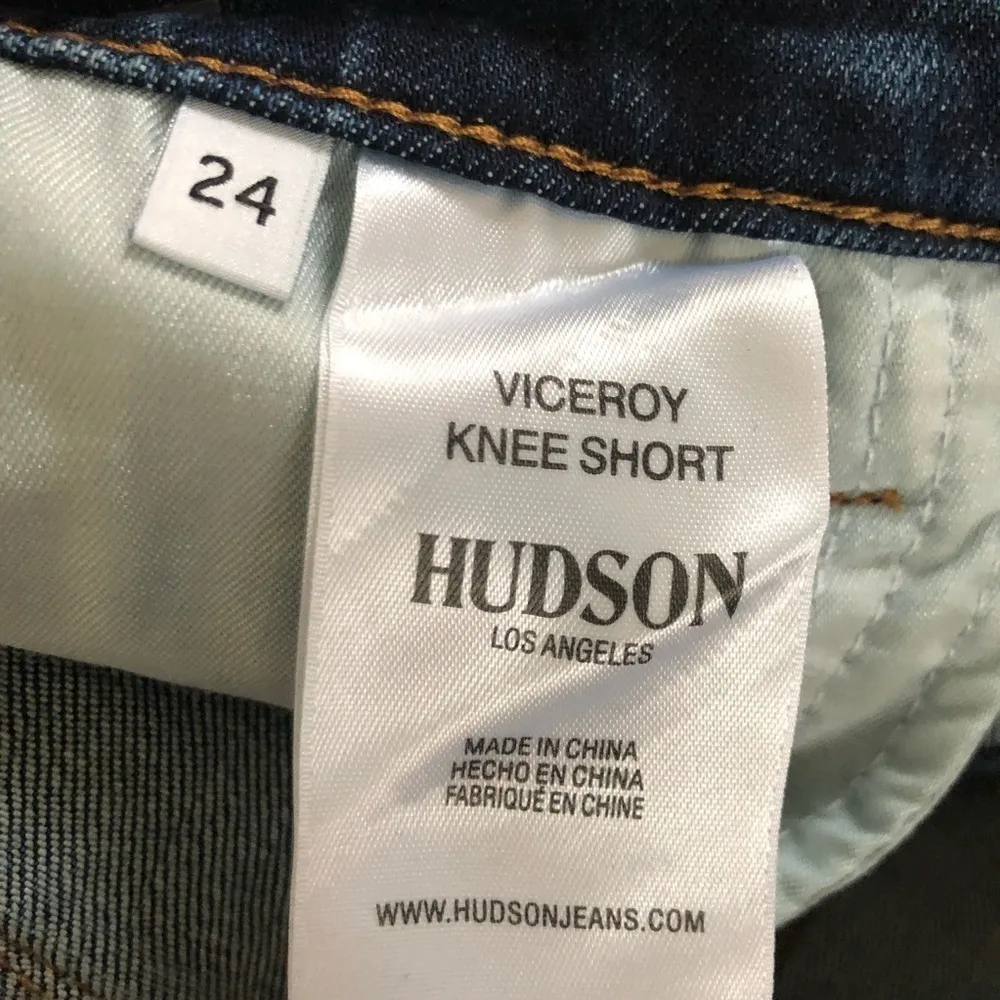 NWT Hudson Viceroy Denim Knee Bermuda Jorts Shorts Visalia Sz. 24X13” Pockets - Image 9