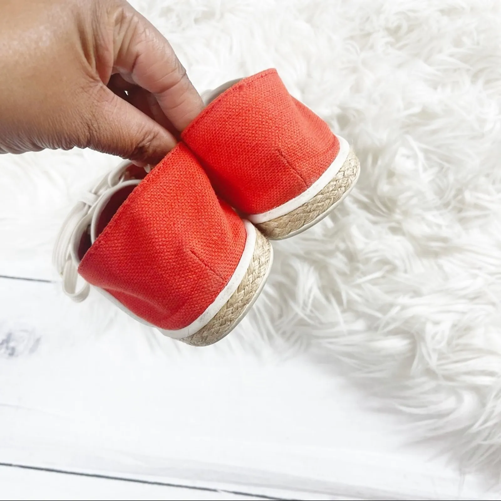 Micheal Micheal Kors Kristy Canvas Slide Espadrille Sneakers Size‎ 6 - Image 5