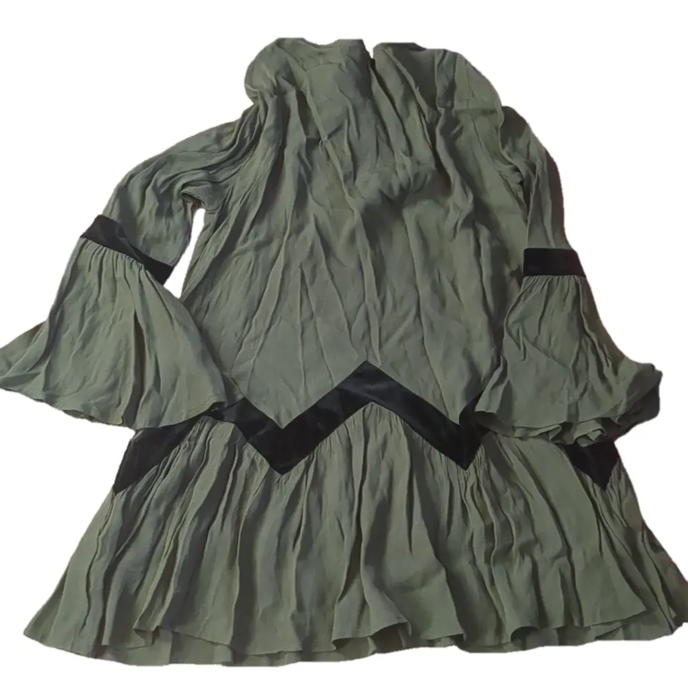 Muche & muchette Raleigh BOHO dress green and black dress One Size Size undefined - Image 4