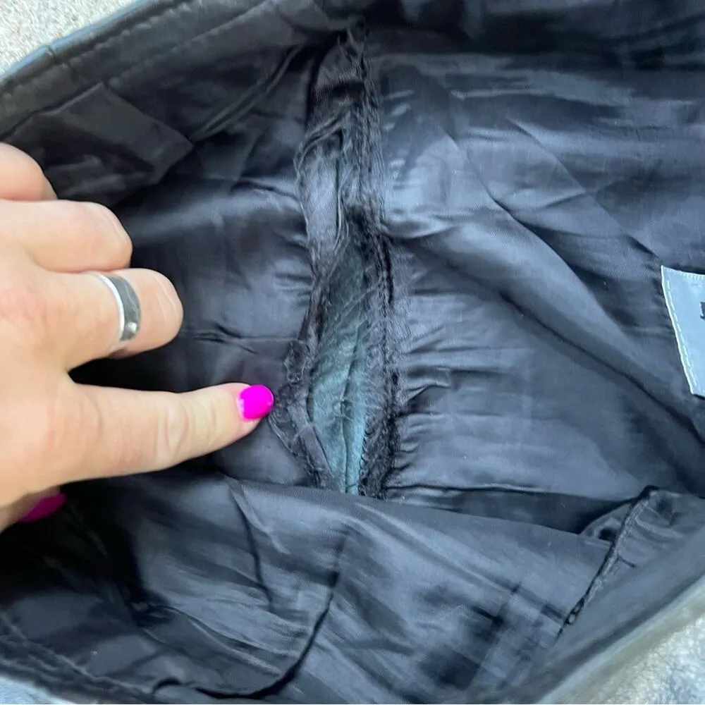 Vintage Firenze Skirt Black Butter Soft Leather Pencil Straight Western Boho 4 - Image 8