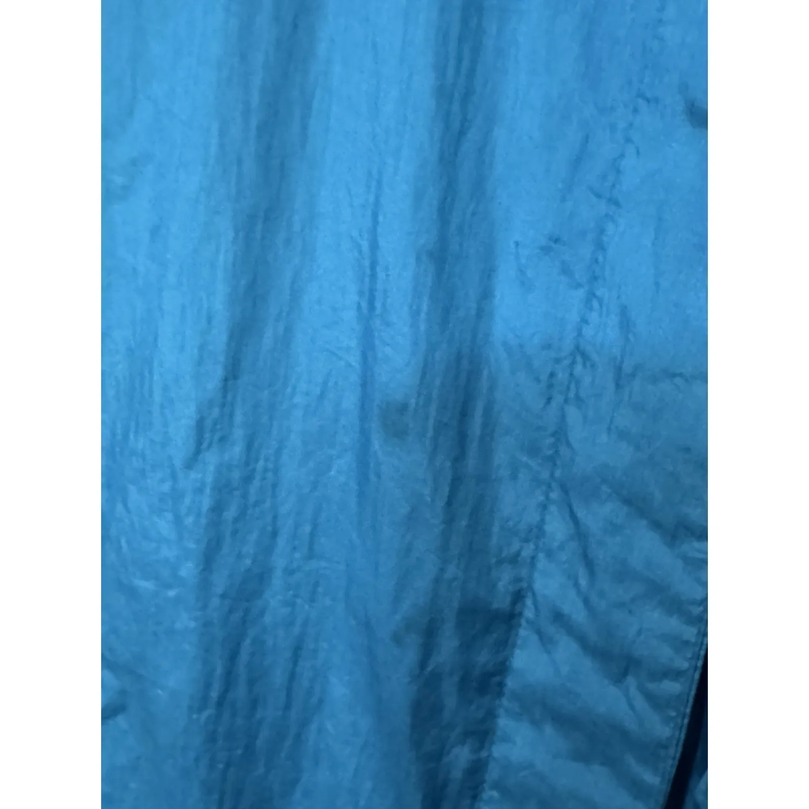 VTG Totes Rain Coat Jacket Trench 14 Belted Blue Light Nylon 1980's Flaw READ - Image 7