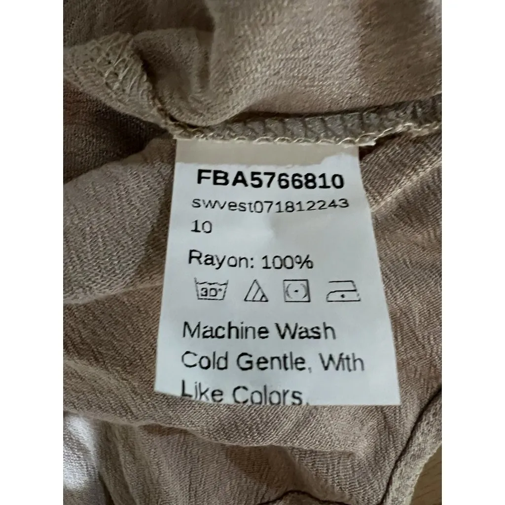 Spaghetti Strap Crop Top Size Medium V - Image 5