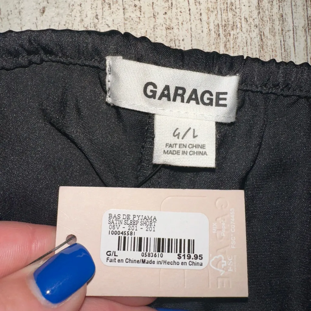 Black Satin Garage Pajama Set - Image 6