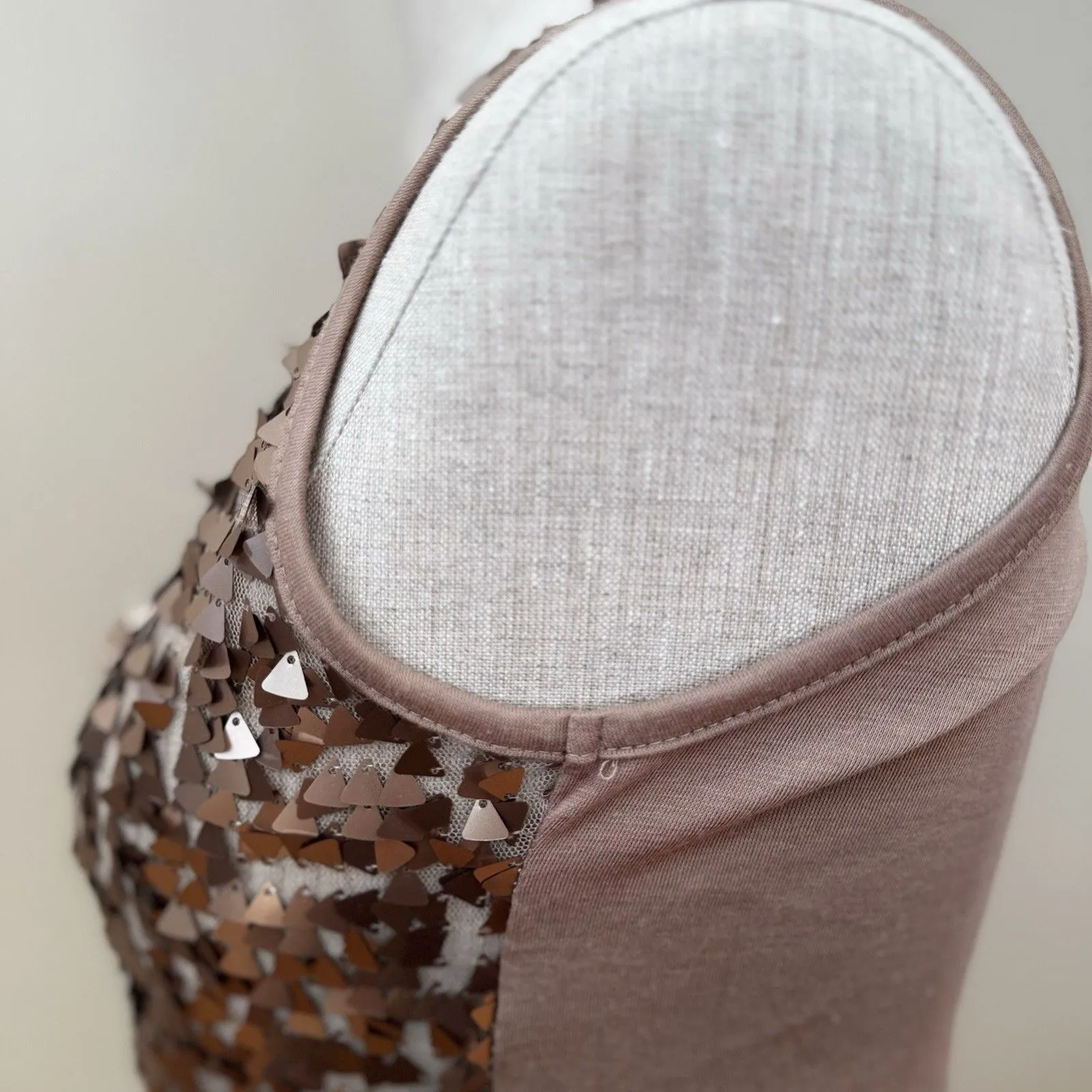 Charlotte Russe Y2K Sequin Tank Top S Party Club Glam Sparkle NYE Disco Cocktail - Image 12