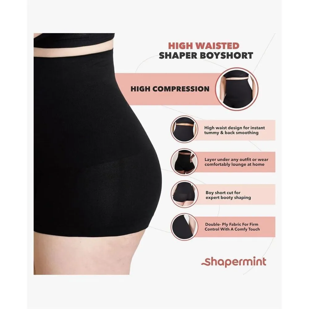 NEW Shapermint High Waisted Tummy Control Panty Shapewear M Size M - Image 6
