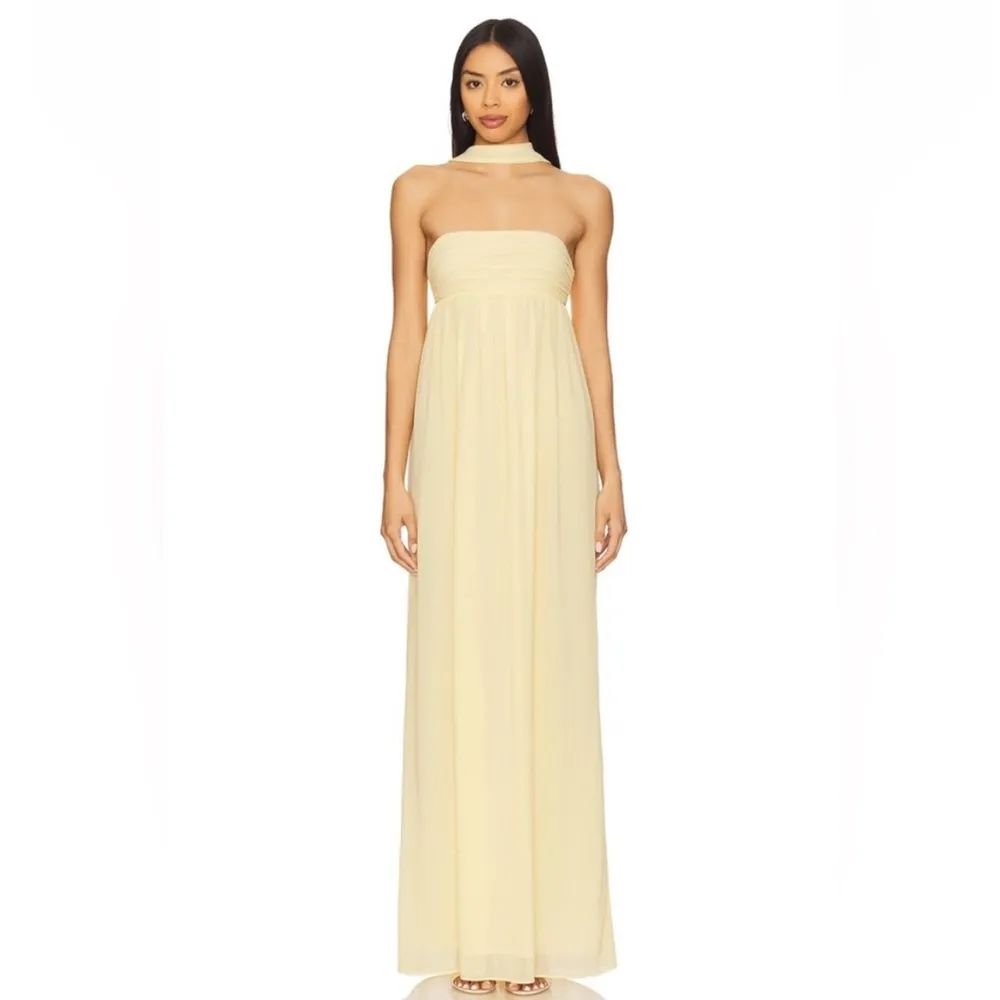 Lovers and Friends x Emma Rose Soleil Gown in Butter Yellow - Image 3