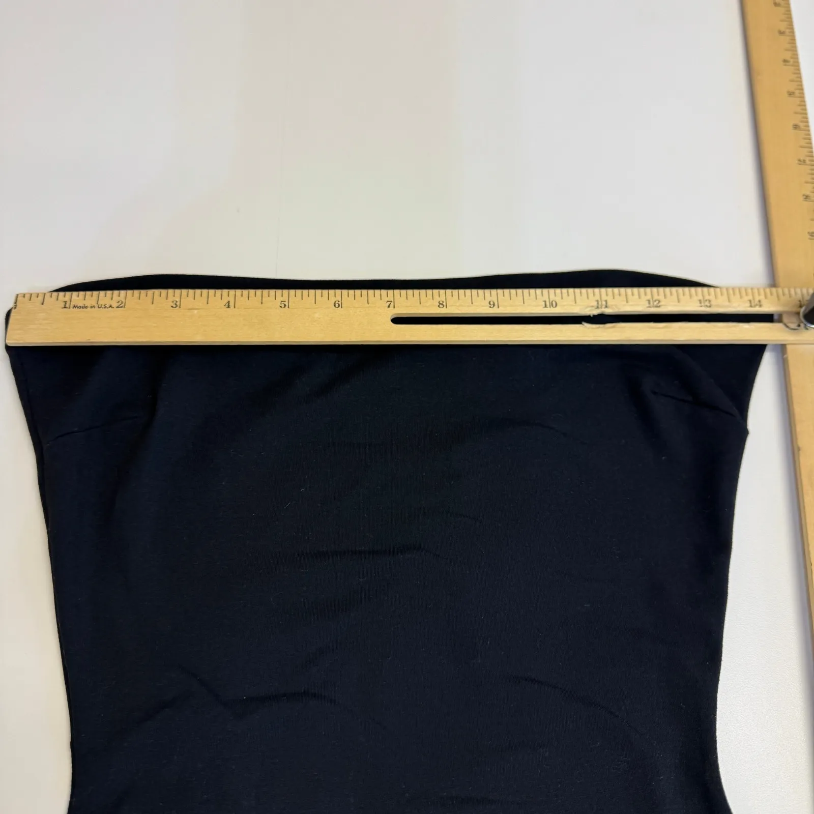 Spanx Assets Red Hot Label Dress Womens Medium Black Strapless Sleek Slimmers - Image 8