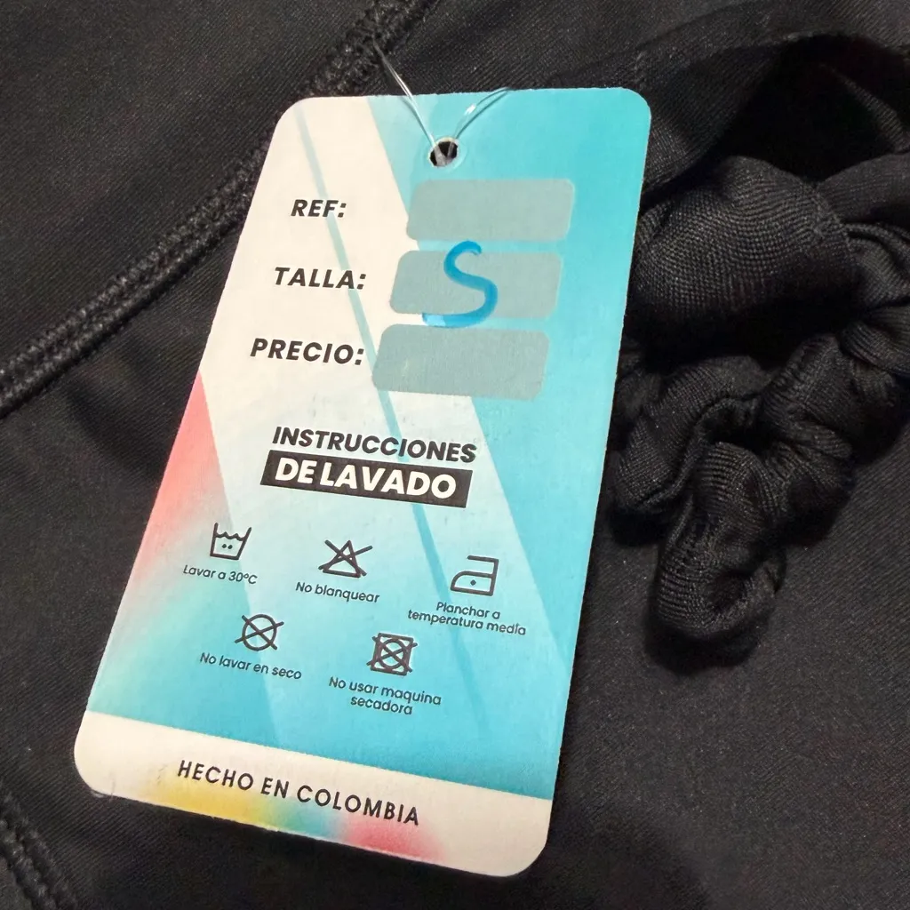 JESFER Women’s Activewear Set Shorts & Sports Bra Size S NWT(A229) Black - Image 5