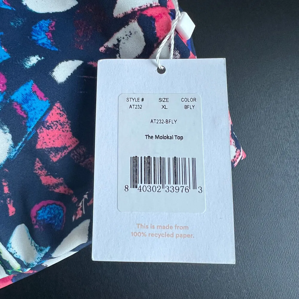 Andie Swim Molokai Bikini Top Extra Large Colorful - Image 3