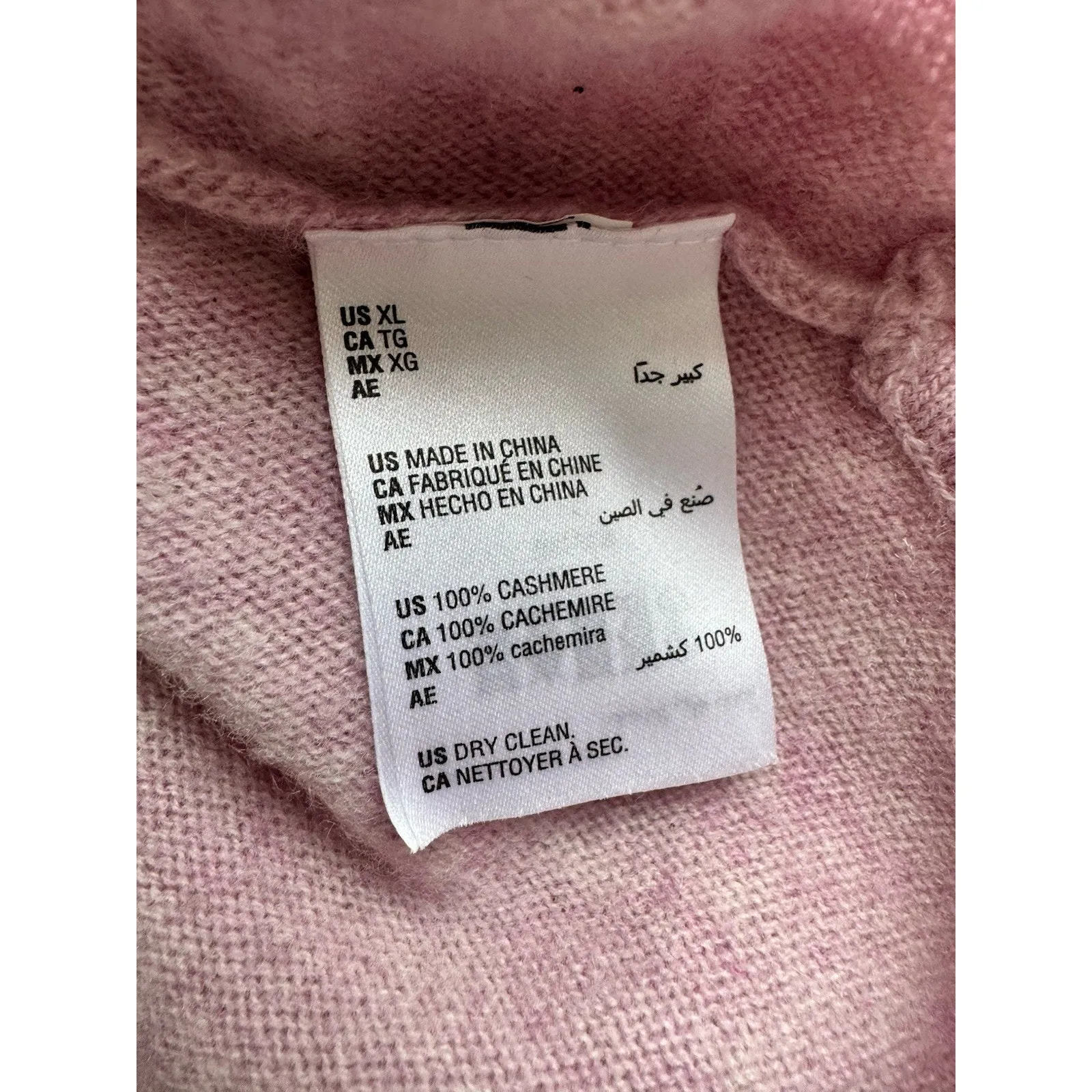 Minnie Rose Lilac Oversized 100% Cashmere Long Sweater Women’s Size XL - Image 11