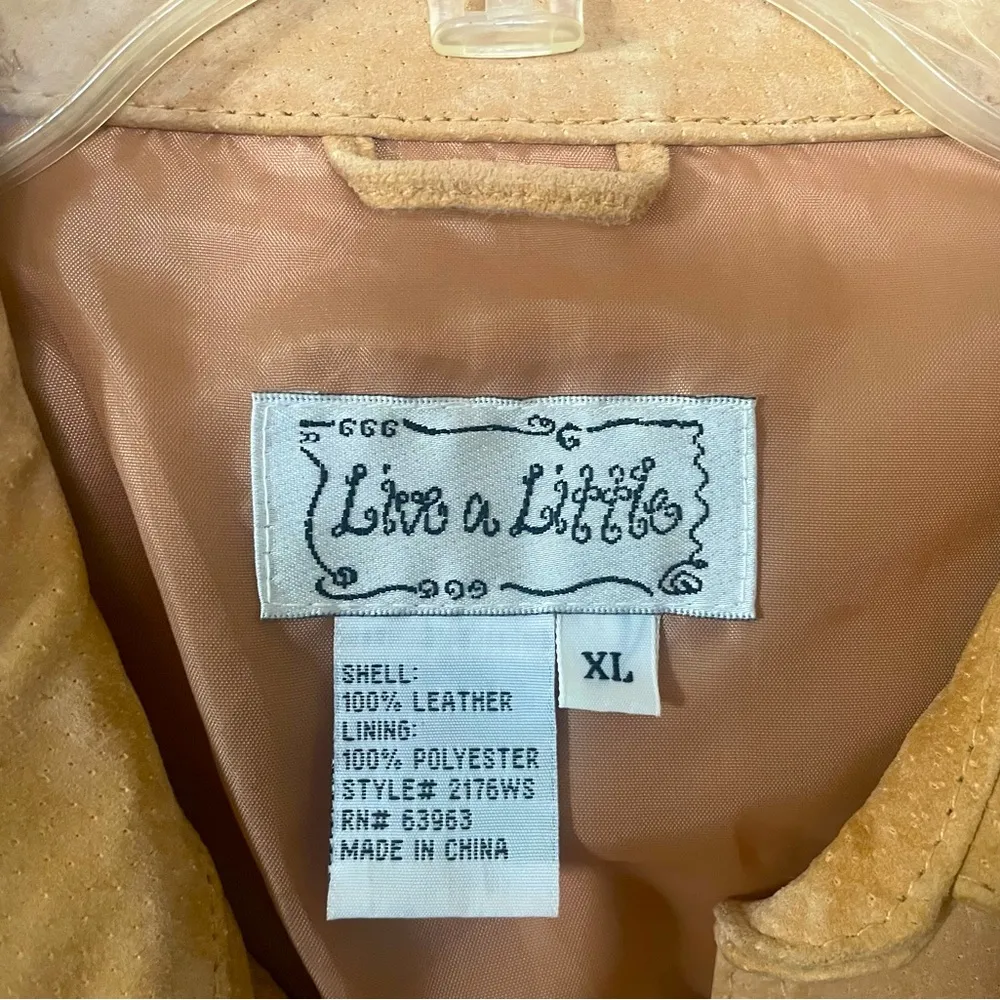 Live a Little 100% Leather Jacket - Image 2