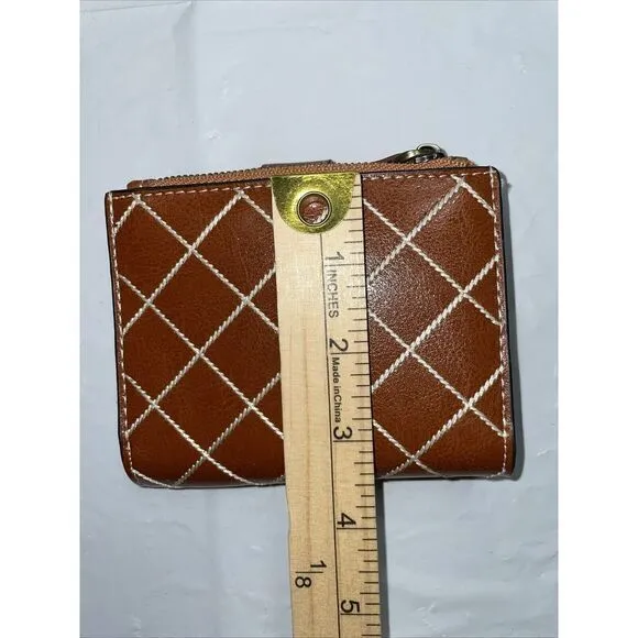 SENDEFN Small Womens Wallet Stitched Leather Bifold Card Holder RFID Blocking‎ - Image 4